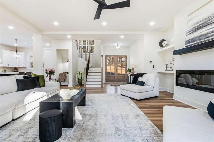 Furnished interior view inside a new home in , Winston (Image 42).