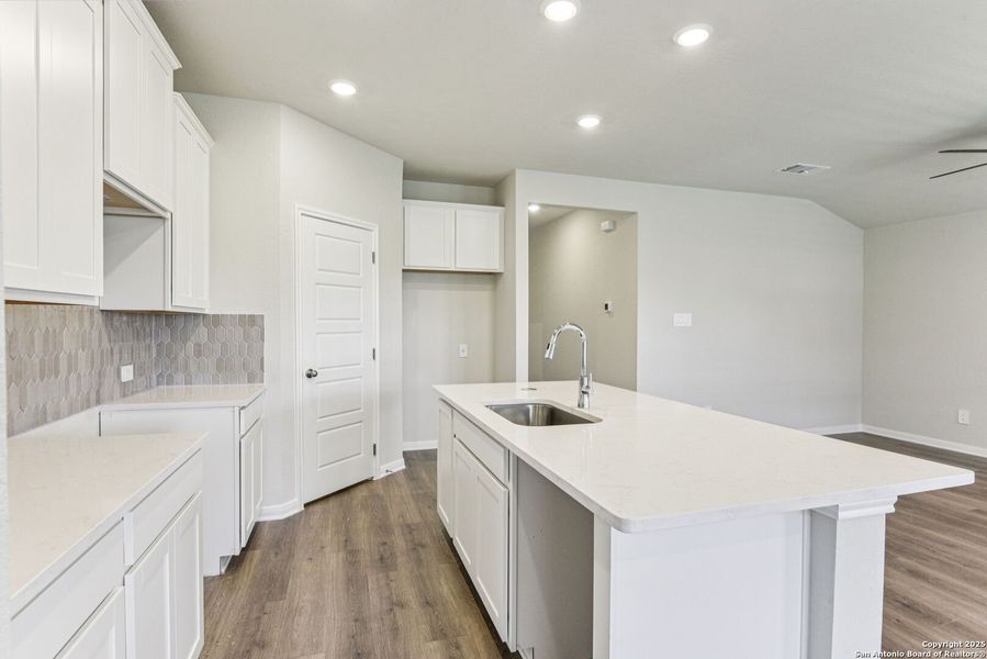 Furnished interior view inside a new home in Remington Ranch, San Antonio (Image 5).
