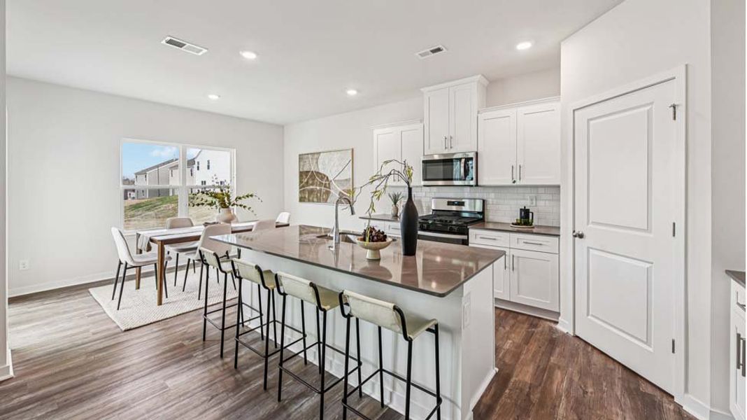 Furnished interior view inside a new home in The Hamptons at Hickory, Hickory (Image 7). Furnished interior view inside a new home in The Hamptons at Hickory, Hickory (Image 7).