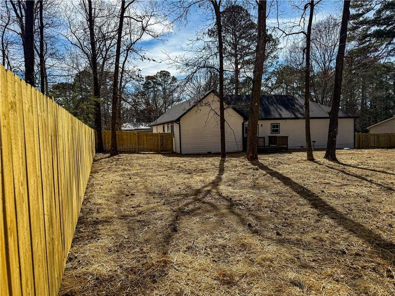 Exterior details and patio area of a home in , Douglasville (Image 29).