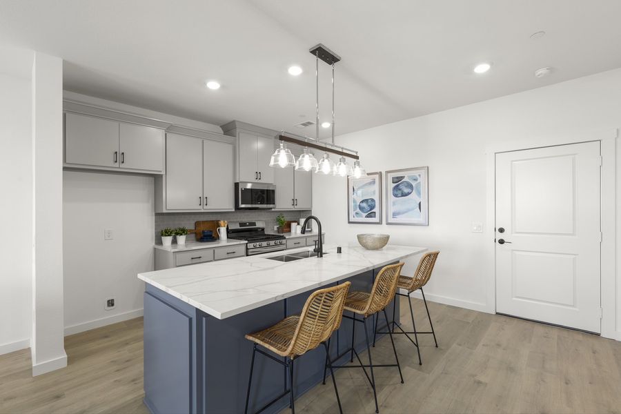 Furnished interior view inside a new home in Ten Mile Creek, Celina (Image 9).