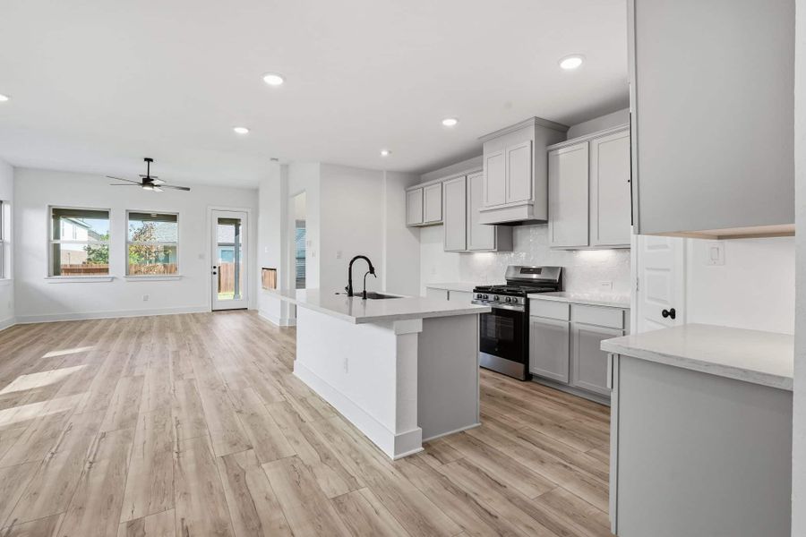 Furnished interior view inside a new home in Stillwater Ranch, San Antonio (Image 8).