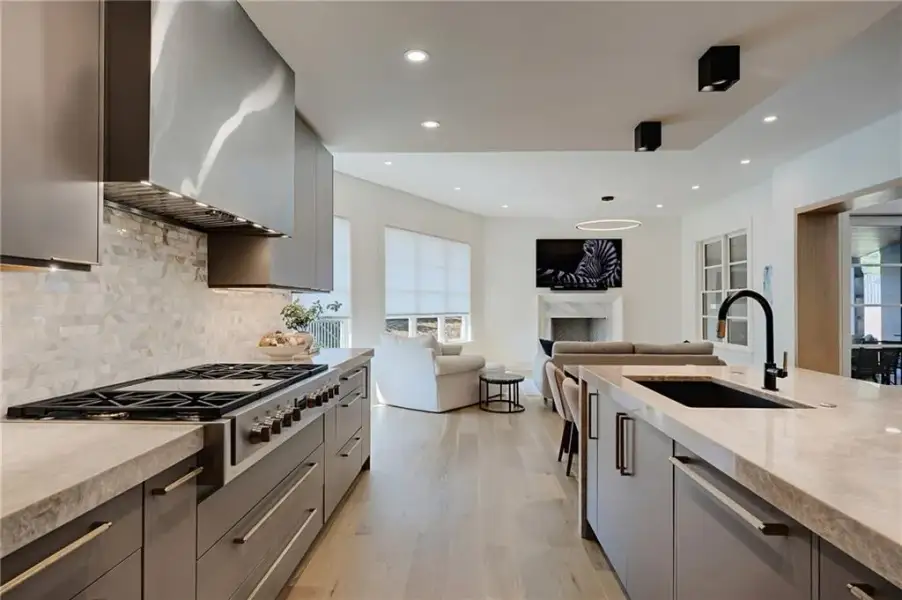 Furnished interior view inside a new home in , Sandy Springs (Image 34).