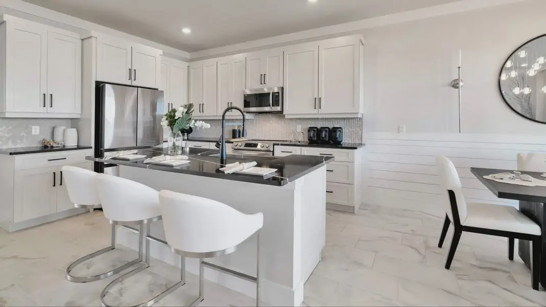 Furnished interior view inside a new home in Lagoon Residences at Epperson, Wesley Chapel (Image 5). Furnished interior view inside a new home in Lagoon Residences at Epperson, Wesley Chapel (Image 5).
