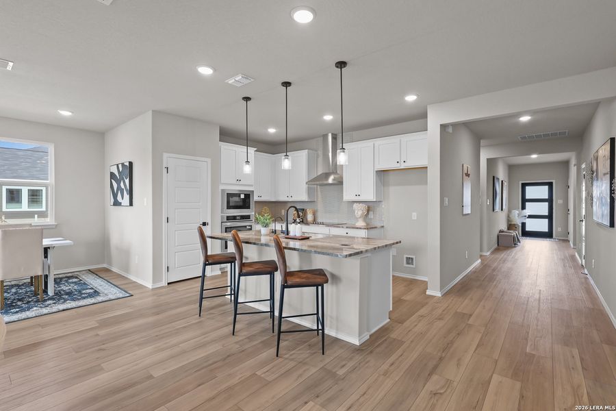 Furnished interior view inside a new home in Hannah Heights, Seguin (Image 34).