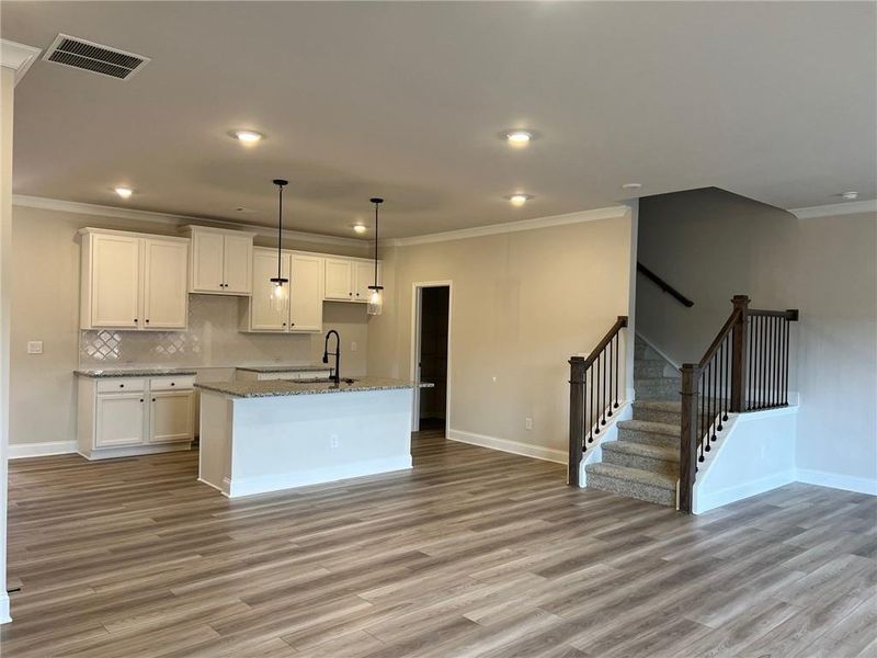 Furnished interior view inside a new home in Crofton Place Enclave, Snellville (Image 5).