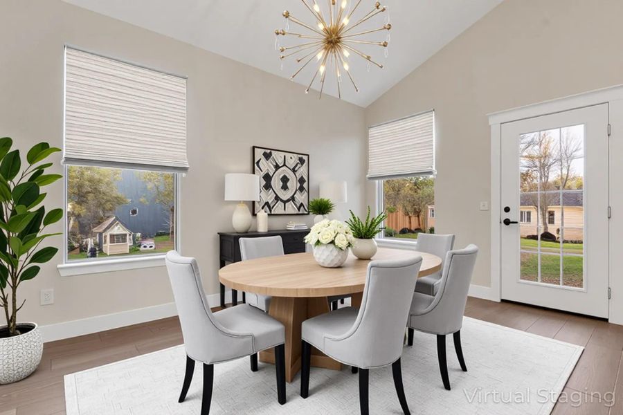 Dinning Area Staged