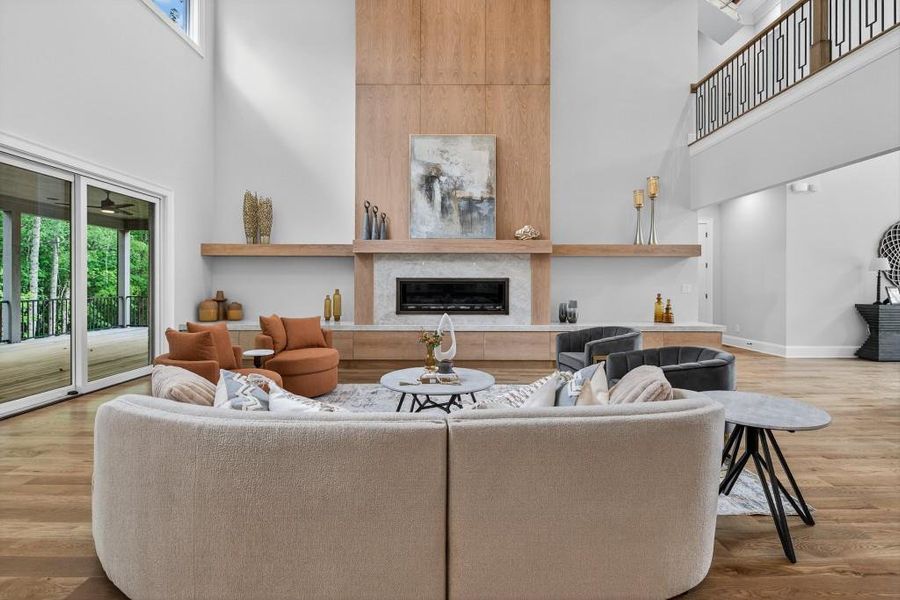 Furnished interior view inside a new home in , Newnan (Image 10).