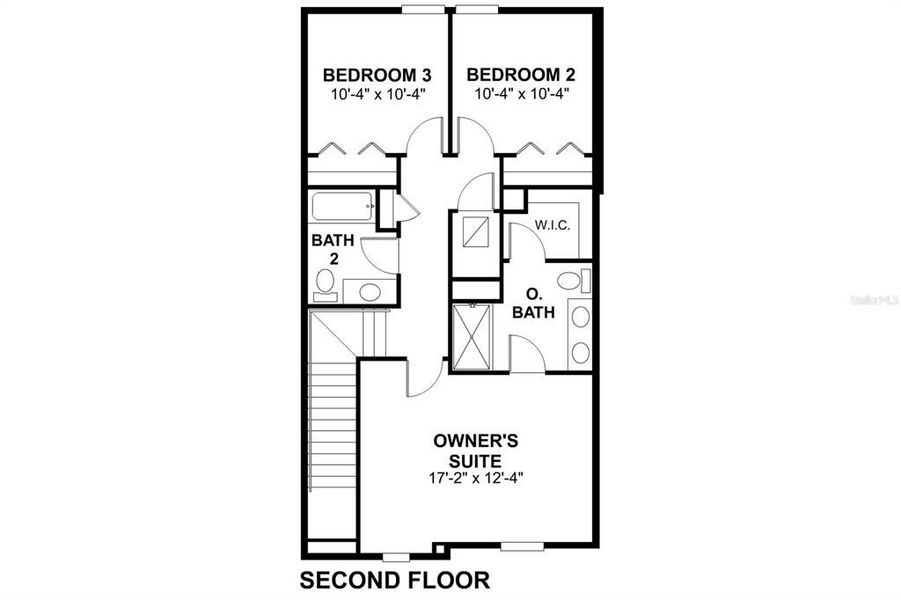 2D floor plan layout of this home in , Venice, FL (Image 3).