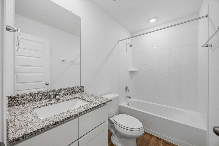 Furnished interior view inside a new home in Garver Heights, Houston (Image 8). Furnished interior view inside a new home in Garver Heights, Houston (Image 8).