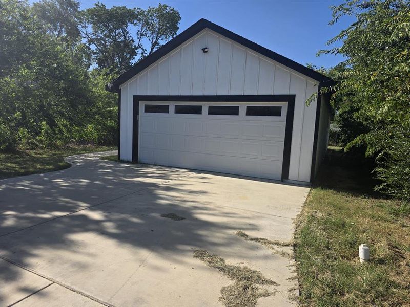 View of detached garage View of detached garage