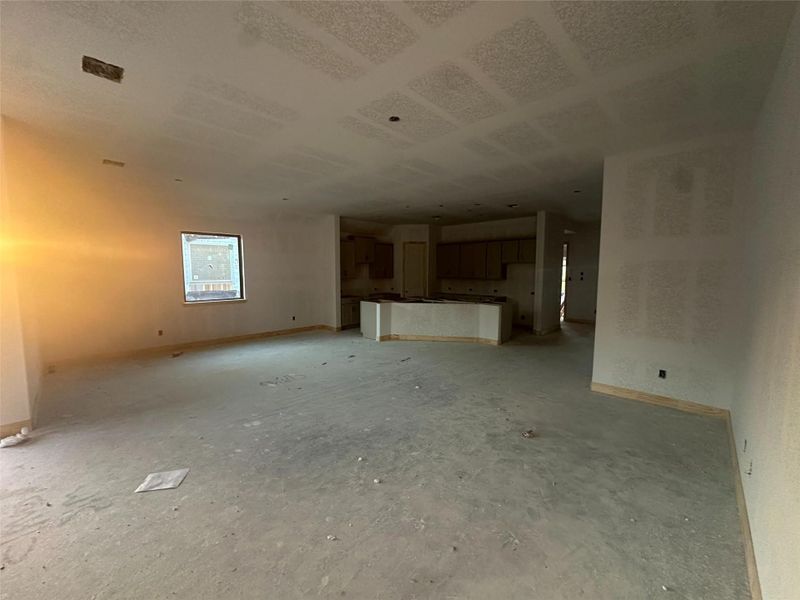 Actual progress of your home.