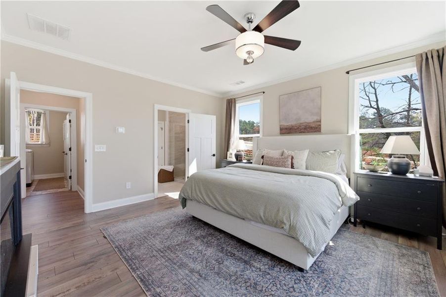 Furnished interior view inside a new home in , Ball Ground (Image 24).