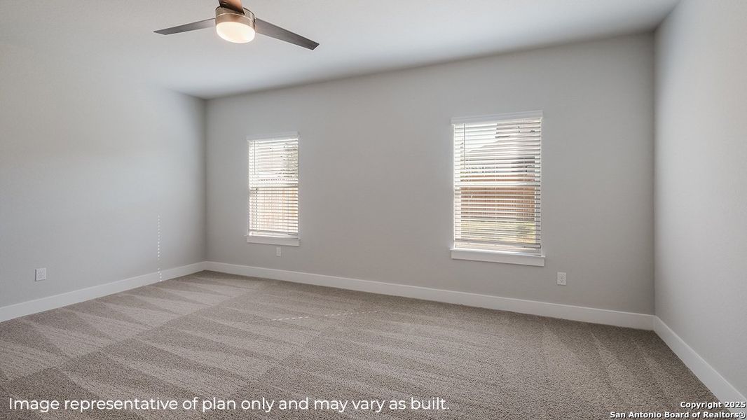 Spacious, unfurnished interior of a new home in Brookstone Creek, San Antonio (Image 16).