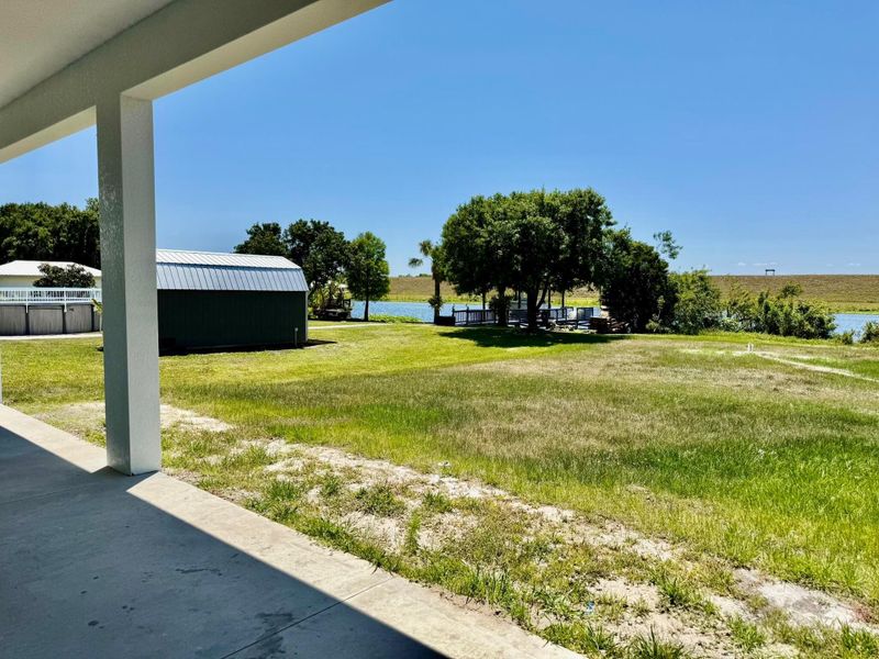 Exterior details and patio area of a home in , Okeechobee (Image 3).