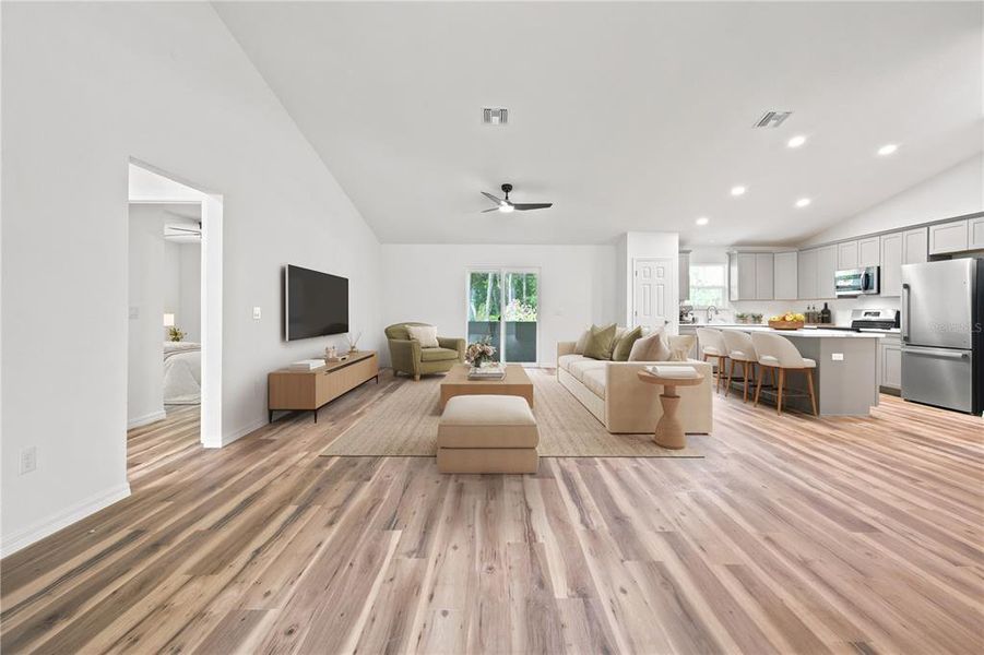 Furnished interior view inside a new home in , Ocala (Image 11).