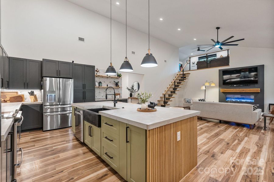 Furnished interior view inside a new home in , York (Image 10).