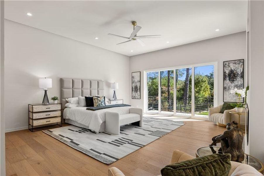 Furnished interior view inside a new home in , Atlanta (Image 19).
