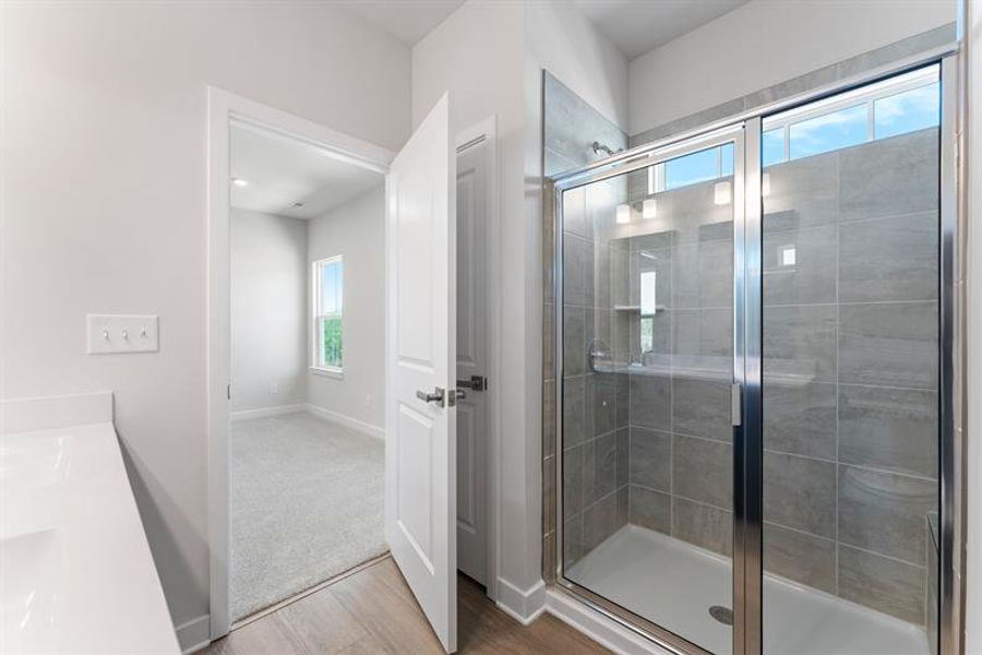 Furnished interior view inside a new home in Stowe Branch Townhomes, Charlotte (Image 6).