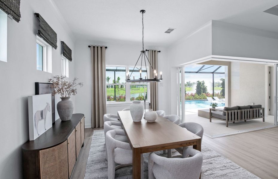 Furnished interior view inside a new home in Del Webb Stone Creek, Ocala (Image 6). Furnished interior view inside a new home in Del Webb Stone Creek, Ocala (Image 6).