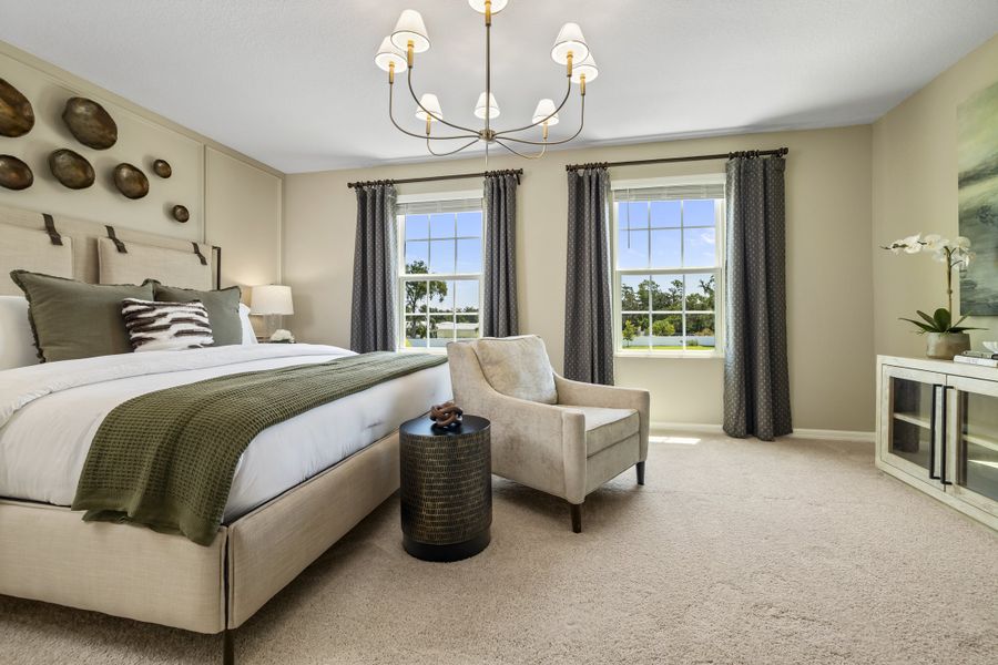 Furnished interior view inside a new home in Thompson Village Townhomes, Apopka (Image 4). Furnished interior view inside a new home in Thompson Village Townhomes, Apopka (Image 4).