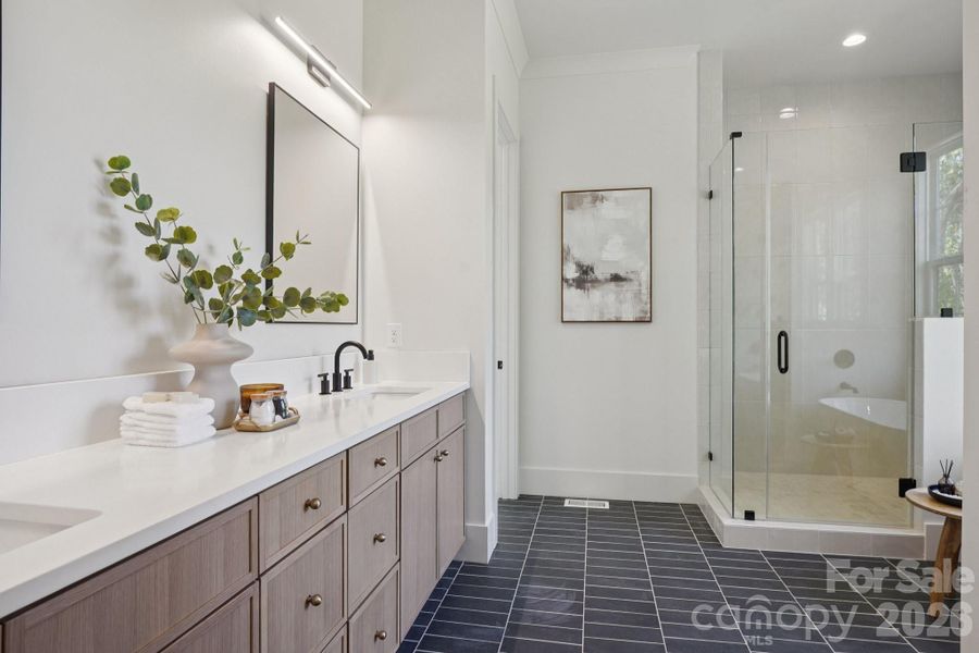 Furnished interior view inside a new home in , Huntersville (Image 16).