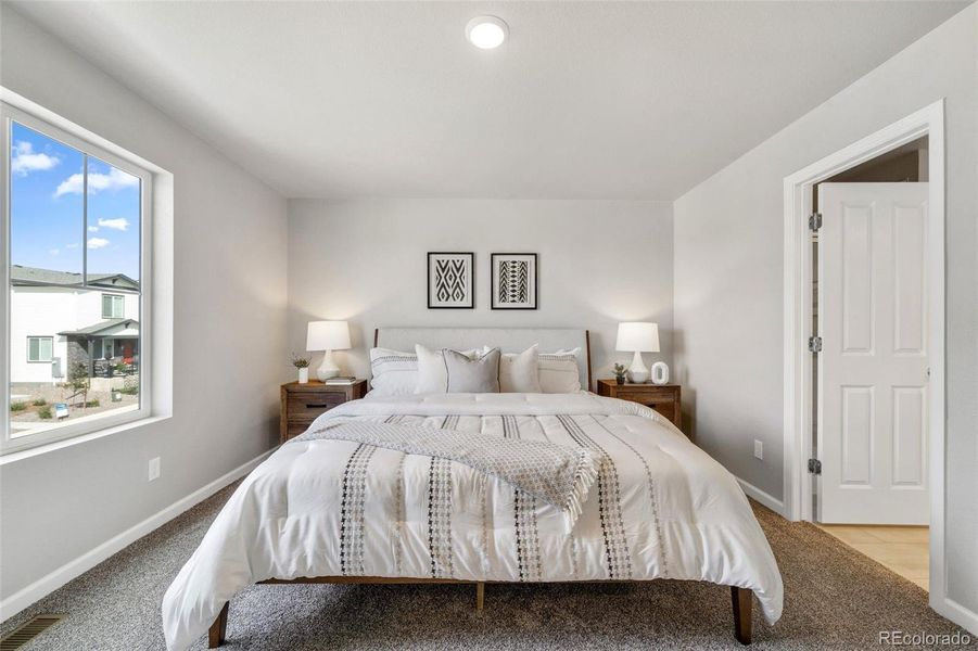 Furnished interior view inside a new home in Pintail Commons at Johnstown Village, Johnstown (Image 32).
