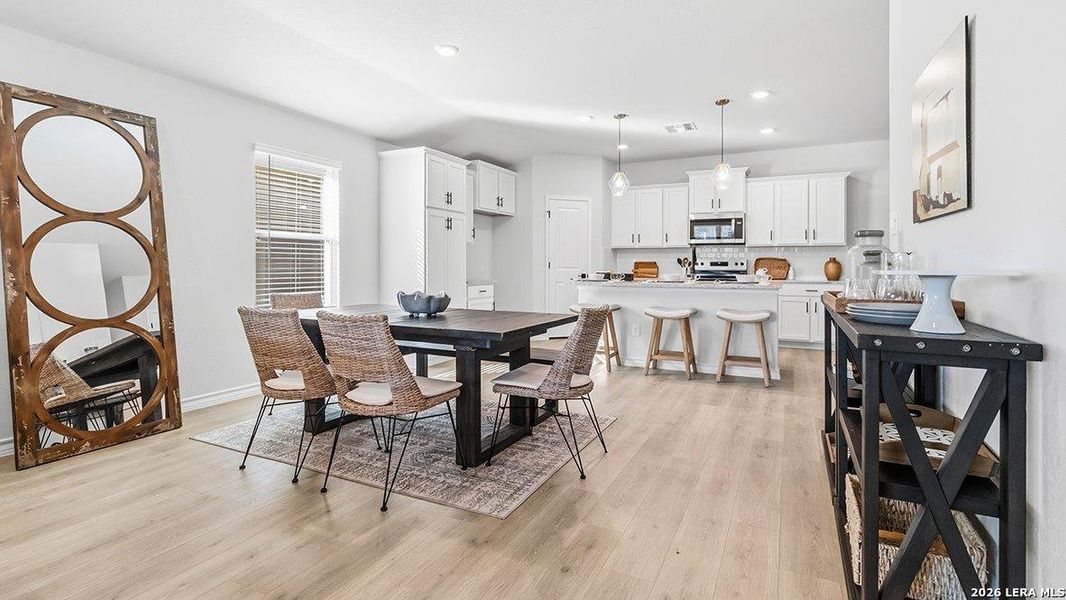 Furnished interior view inside a new home in The Birch at Spencer Ranch, Boerne (Image 33).