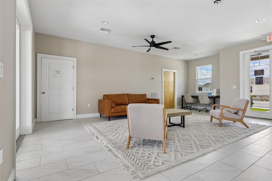 Furnished interior view inside a new home in Eagle Hammock, Eagle Lake (Image 7).