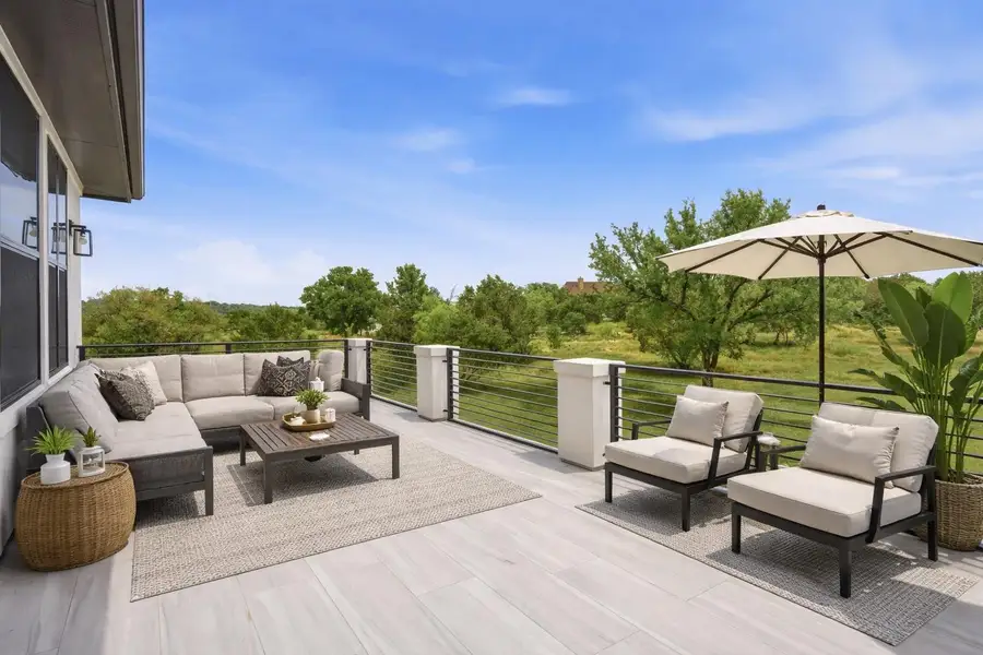 Exterior details and patio area of a home in , Spicewood (Image 3). Exterior details and patio area of a home in , Spicewood (Image 3).