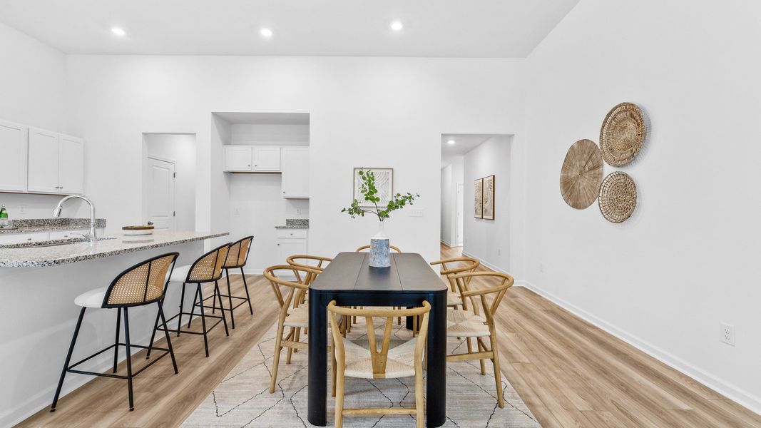 Representative furnished interior of a home built from the Chelsea by DRB Homes in Bluffs at Sun Colony, Longs (Image 13).