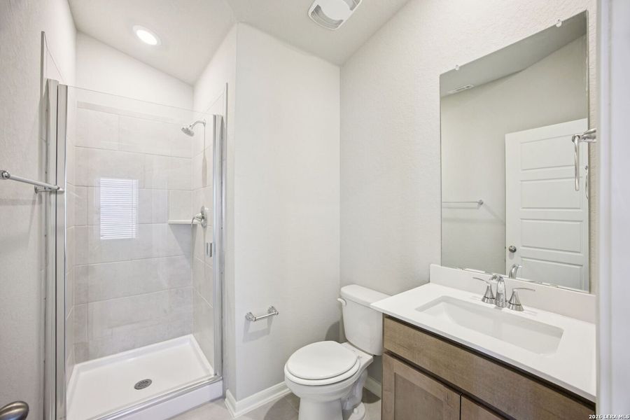 Furnished interior view inside a new home in Kallison Ranch, San Antonio (Image 16). Furnished interior view inside a new home in Kallison Ranch, San Antonio (Image 16).