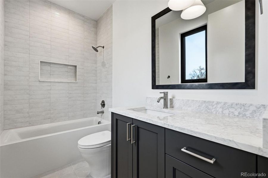 Furnished interior view inside a new home in , Denver (Image 15).