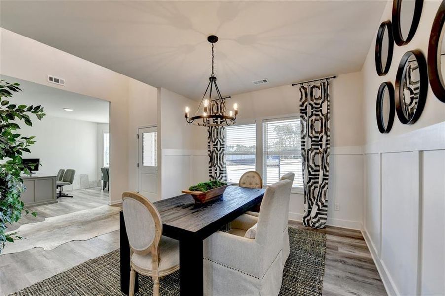 Furnished interior view inside a new home in , Auburn (Image 10).