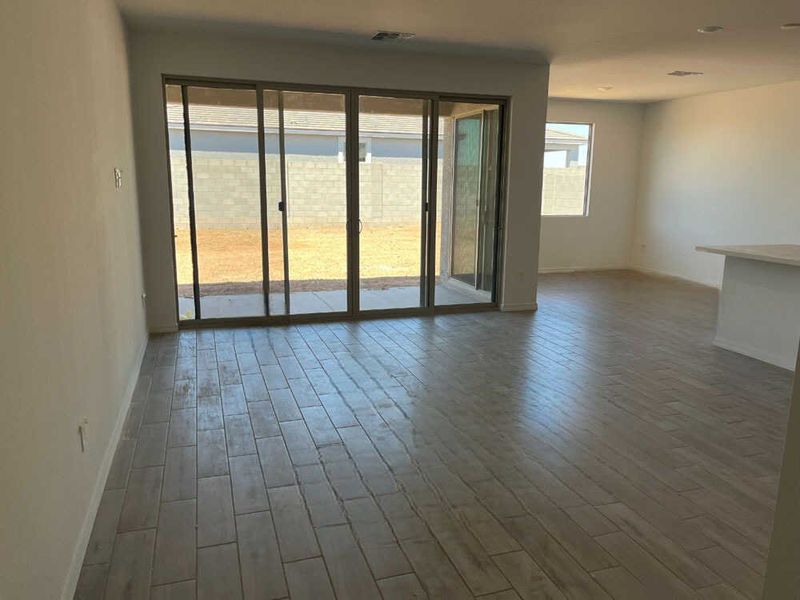 Great room and dining nook