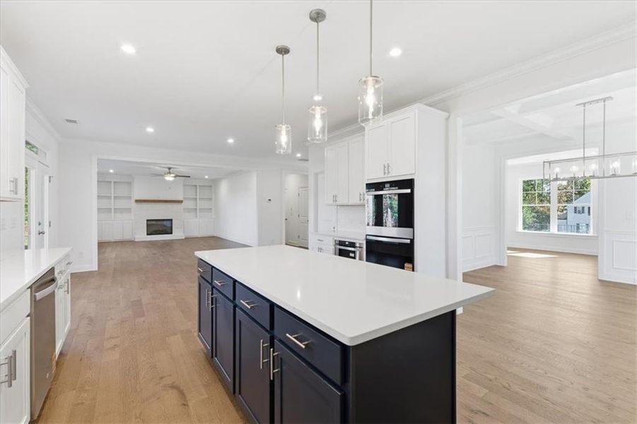 Furnished interior view inside a new home in The Estates at Hurricane Pointe, Douglasville (Image 19).
