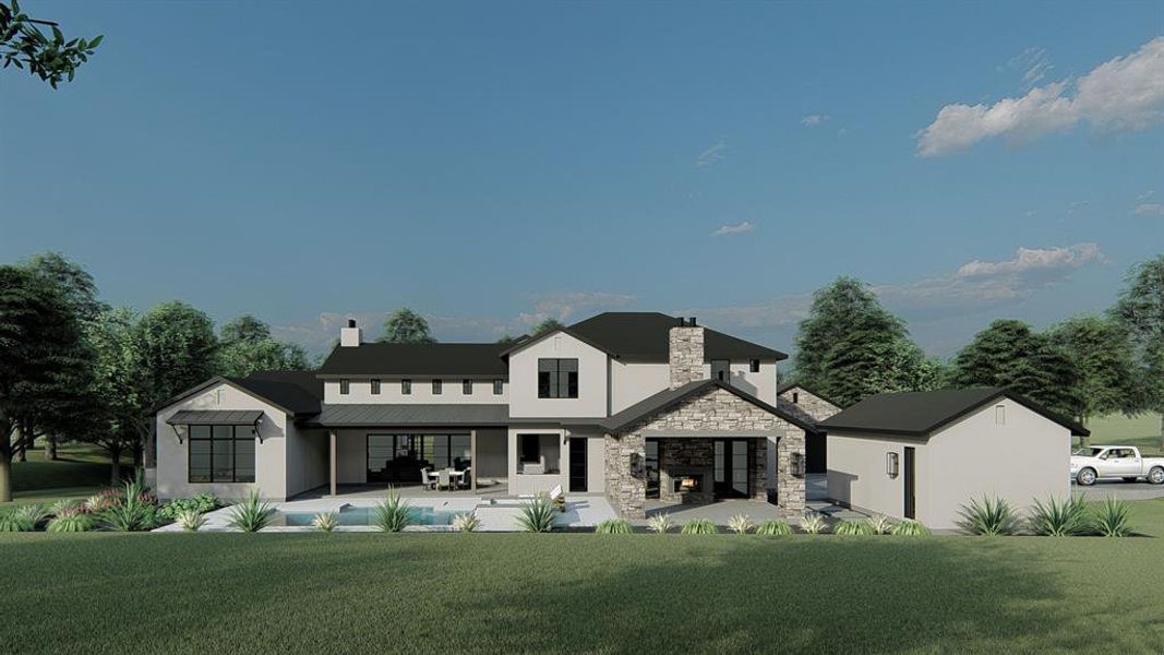 Front exterior of a new home in , Keller, TX, highlighting curb appeal (Image 4).