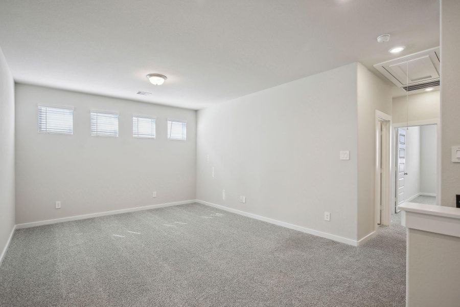 Photo is not of the actual home, but is an inspirational photo of builder’s model home and may depict options, furnishings, and/or decorator features that are not included
