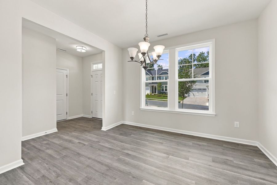 Spacious, unfurnished interior of a new home in Neill's Pointe, Angier (Image 28).