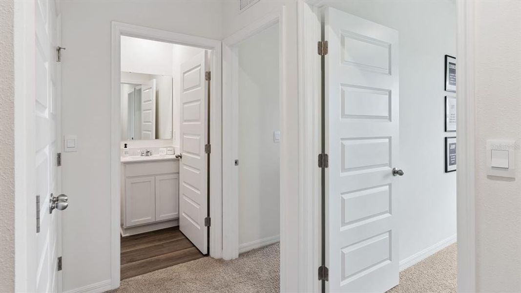 Furnished interior view inside a new home in Crosswinds, Haines City (Image 13).