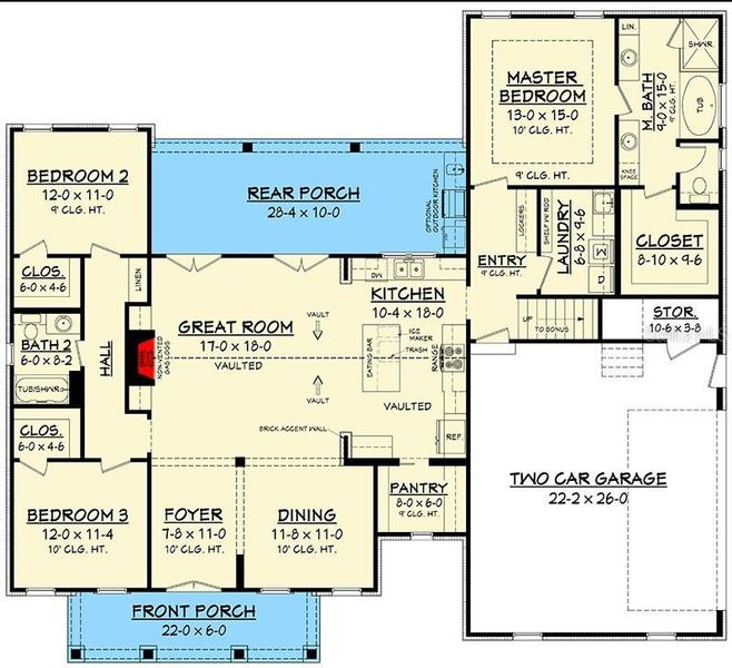2D floor plan layout of this home in , Bushnell, FL (Image 5).