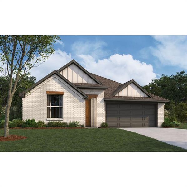 The Waco Floorplan - Modern Farmhouse Exterior