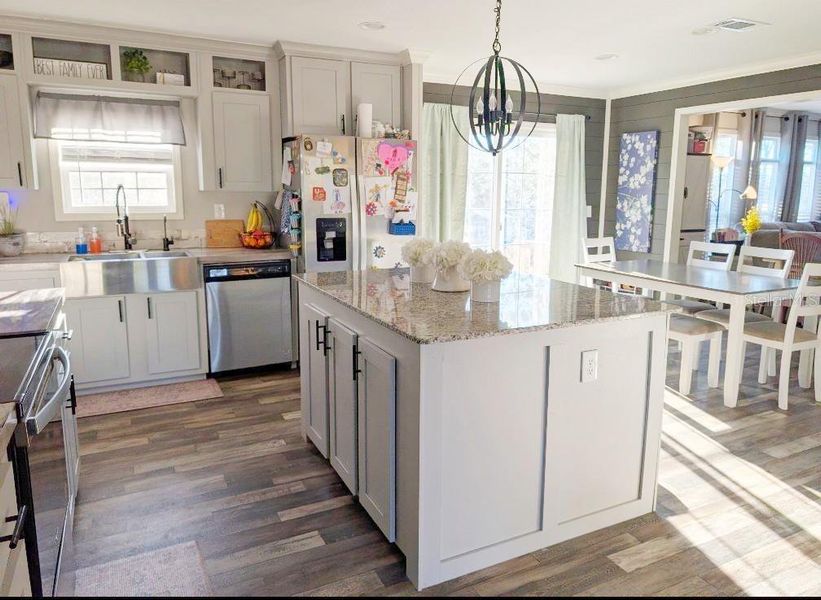 Furnished interior view inside a new home in , Williston (Image 12).