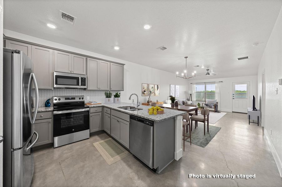 Furnished interior view inside a new home in , Troy (Image 6).