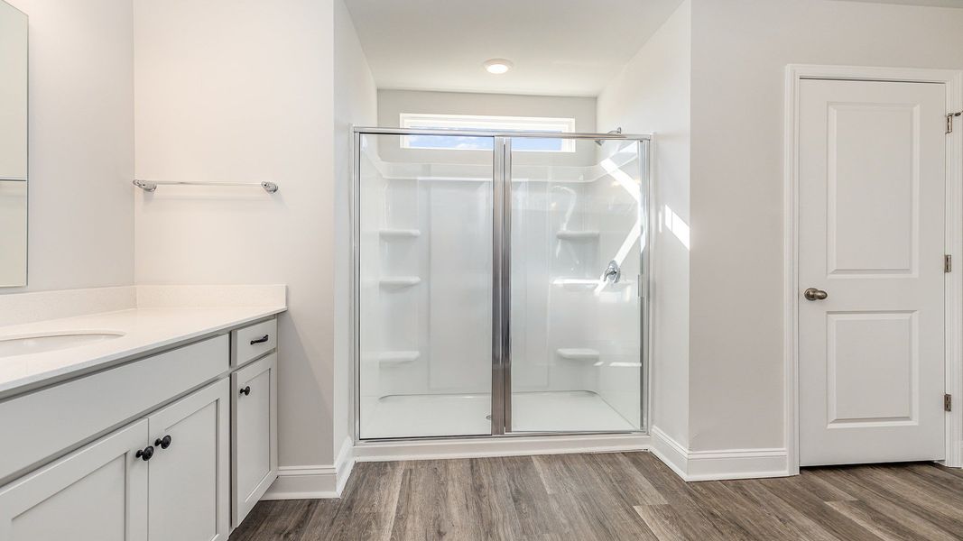 Representative furnished interior of a home built from the HARBOR OAK by D.R. Horton in Rich Square at Brunswick Plantation, Ash (Image 15). Representative furnished interior of a home built from the HARBOR OAK by D.R. Horton in Rich Square at Brunswick Plantation, Ash (Image 15).