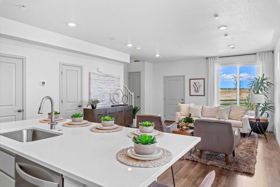 Furnished interior view inside a new home in Banning Lewis Ranch - New Homes Colorado Springs, Colorado Springs (Image 15).