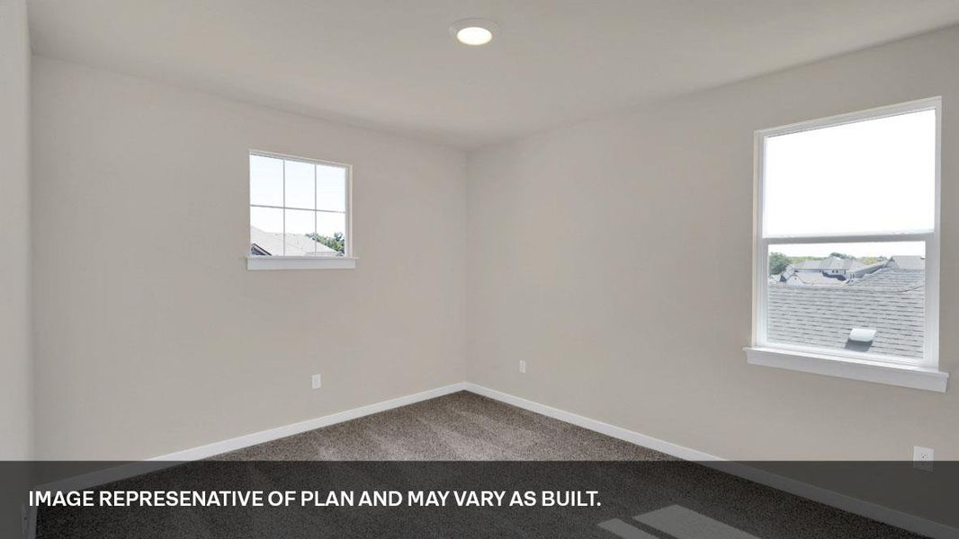 Spacious, unfurnished interior of a new home in Rosenbusch Ranch, Leander (Image 31). Spacious, unfurnished interior of a new home in Rosenbusch Ranch, Leander (Image 31).