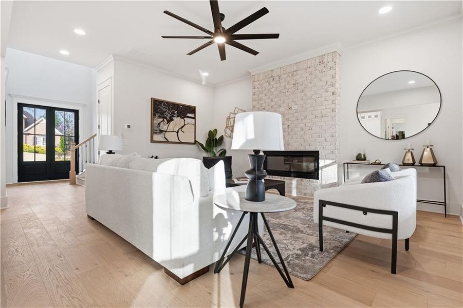 Furnished interior view inside a new home in , Gainesville (Image 29). Furnished interior view inside a new home in , Gainesville (Image 29).
