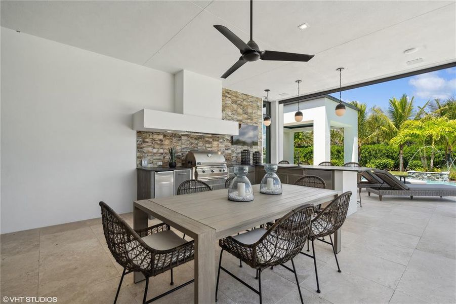 Furnished interior view inside a new home in , Fort Myers (Image 71).