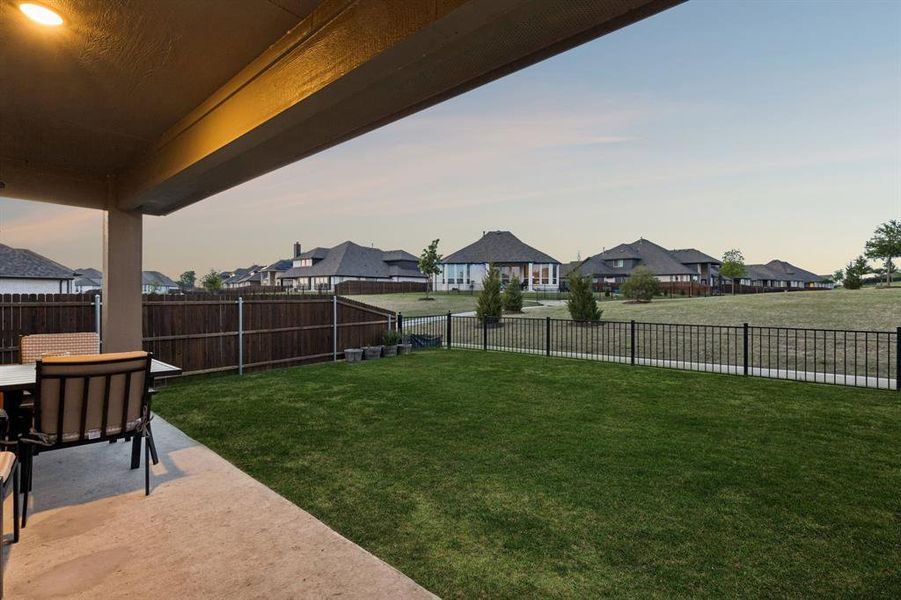 Exterior details and patio area of a home in Devonshire, Forney (Image 25). Exterior details and patio area of a home in Devonshire, Forney (Image 25).